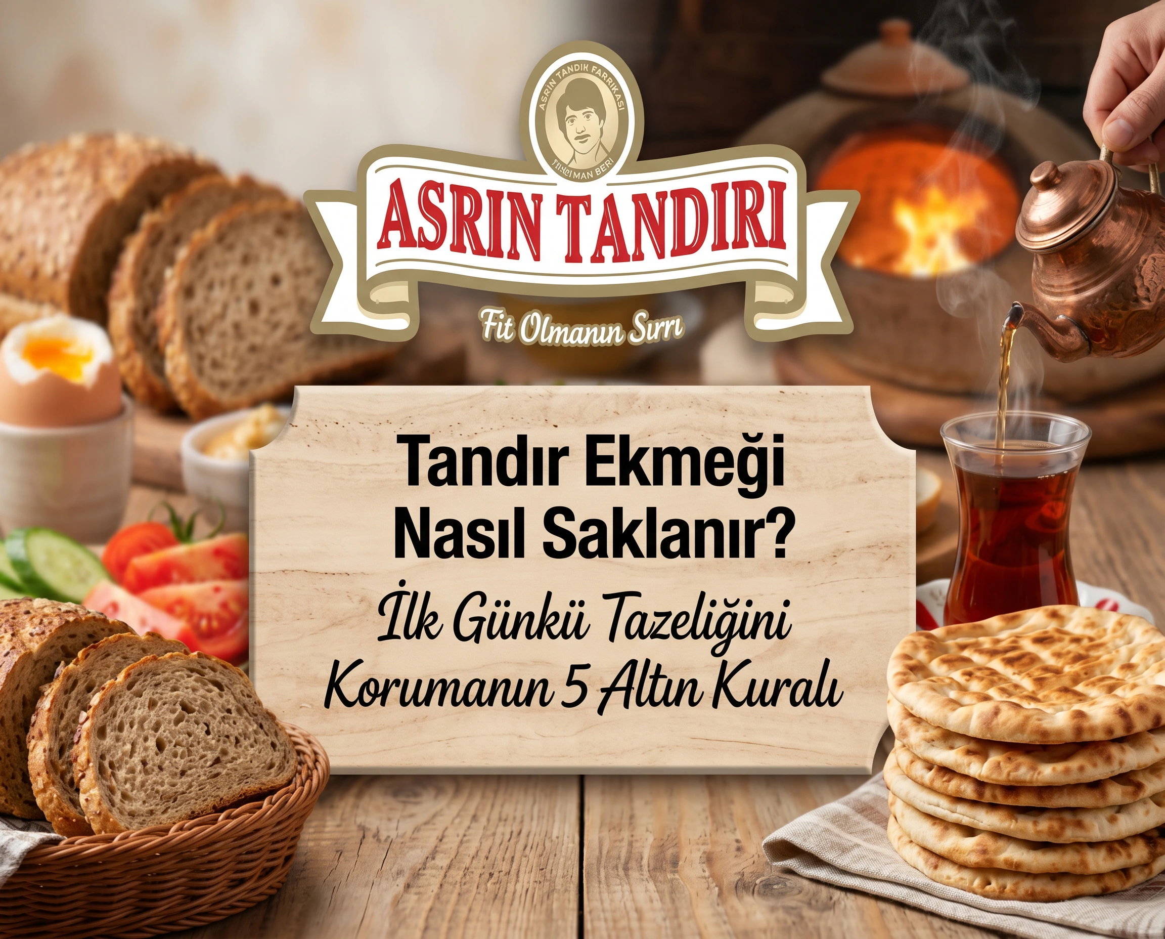 Tandır Ekmeği Nasıl Saklanır? İlk Günkü Tazeliğini Korumanın 5 Altın Kuralı